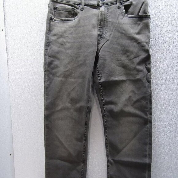 NEW 7 FOR ALL MANKIND Mens Slimmy Straight Leg Jeans Size 31 x 32 Grey - Picture 6 of 12